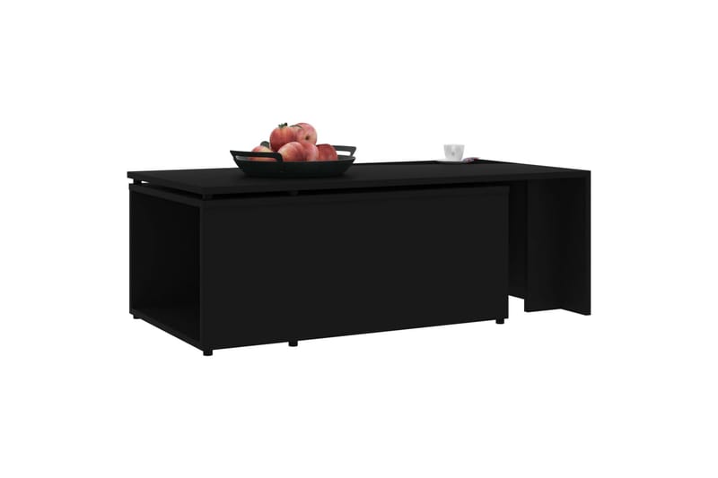 Sofabord 150x50x35 cm Spånplade Sort - Sort - Møbler - Borde - Sofabord