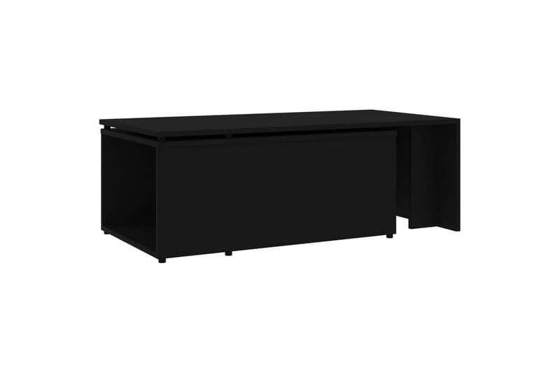 Sofabord 150x50x35 cm Spånplade Sort - Sort - Møbler - Borde - Sofabord