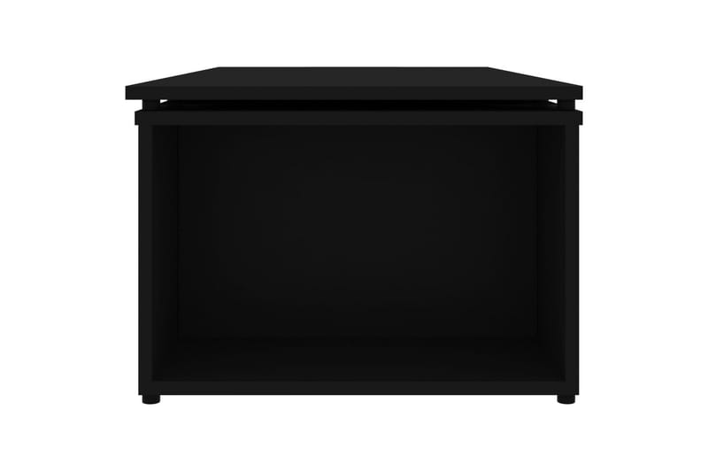 Sofabord 150x50x35 cm Spånplade Sort - Sort - Møbler - Borde - Sofabord