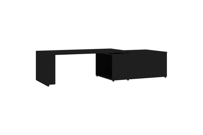 Sofabord 150x50x35 cm Spånplade Sort - Sort - Møbler - Borde - Sofabord