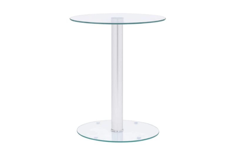 Sofabord 40 cm hærdet glas transparent - gennemsigtig - Møbler - Borde - Sofabord
