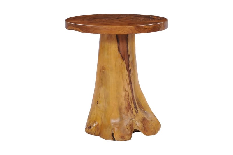 Sofabord 40 X 40 Cm Massivt Teaktræ - Brun - Møbler - Borde - Sofabord
