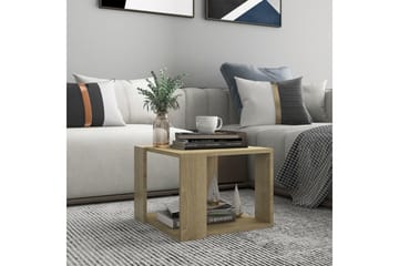 sofabord 40x40x30 cm spånplade sonoma-eg - Brun - Møbler - Borde - Sofabord