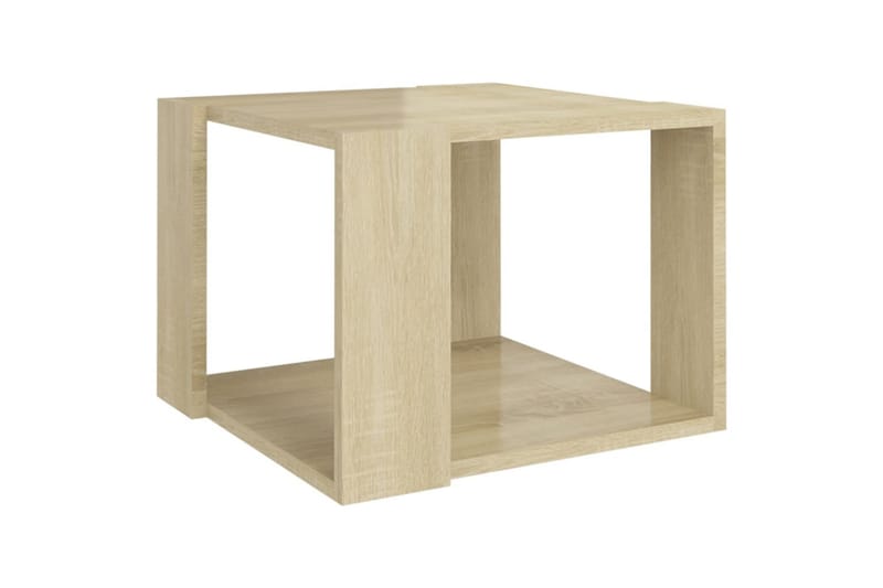 sofabord 40x40x30 cm spånplade sonoma-eg - Brun - Sofabord