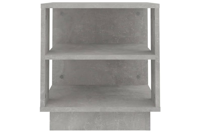 sofabord 40x40x43 cm konstrueret træ betongrå - Grå - Sofabord