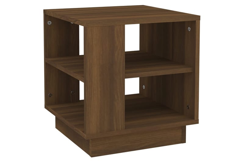 sofabord 40x40x43 cm konstrueret træ brun egetræsfarve - Brun - Møbler - Borde - Sofabord
