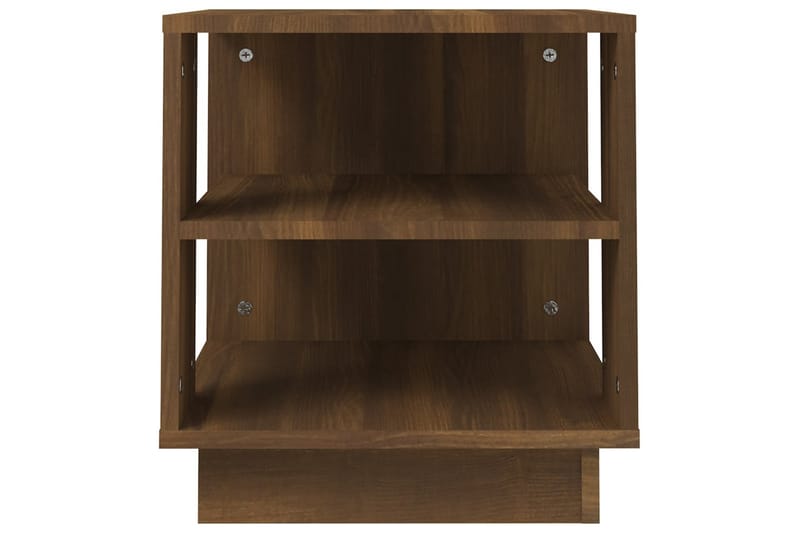sofabord 40x40x43 cm konstrueret træ brun egetræsfarve - Brun - Møbler - Borde - Sofabord