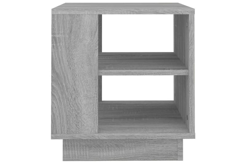 sofabord 40x40x43 cm konstrueret træ grå sonoma-eg - Grå - Sofabord