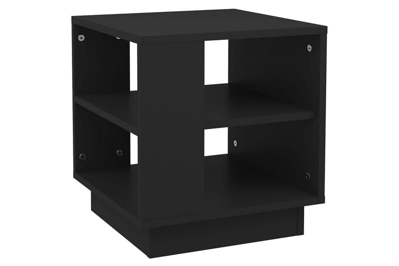 sofabord 40x40x43 cm konstrueret træ sort - Sort - Møbler - Borde - Sofabord