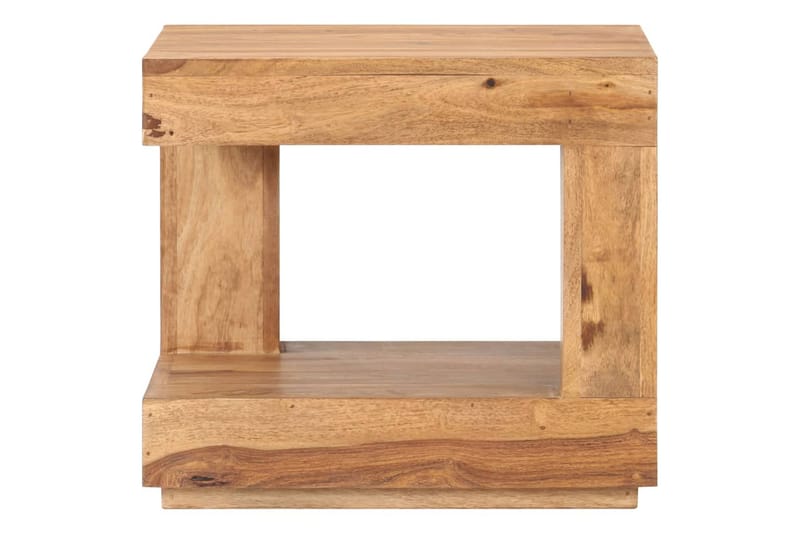 Sofabord 45x45x40 cm Massivt Sheeshamtræ - Møbler - Borde - Sofabord