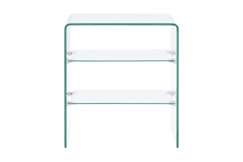 sofabord 50 x 40 x 56 cm hærdet glas transparent - Møbler - Borde - Sofabord