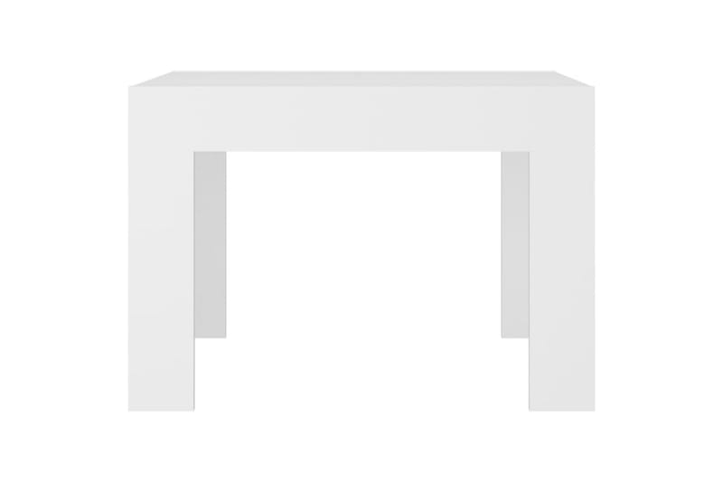 sofabord 50x50x35 cm spånplade hvid - Hvid - Sofabord