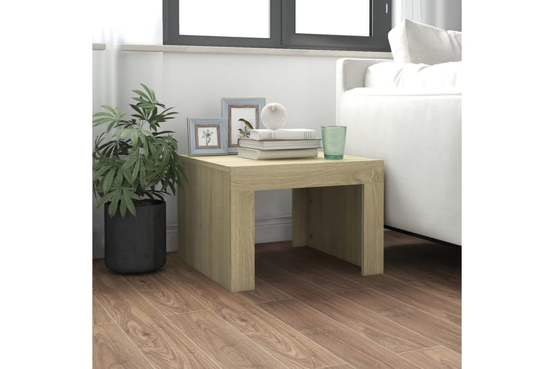 sofabord 50x50x35 cm spånplade sonoma-eg - Brun - Møbler - Borde - Sofabord