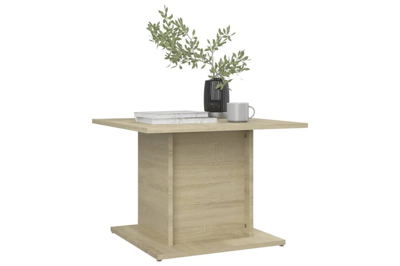 sofabord 55,5x55,5x40 cm spånplade sonoma-eg - Beige - Møbler - Borde - Sofabord