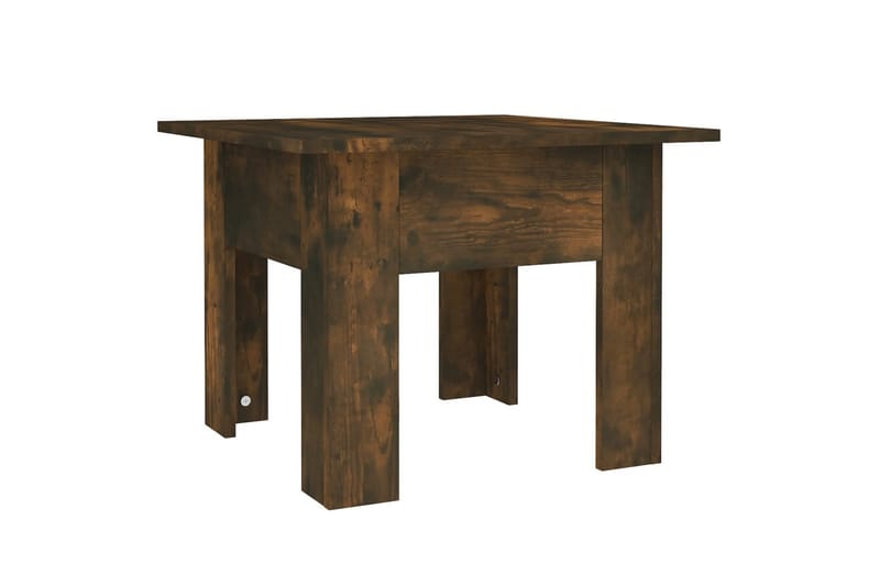 sofabord 55x55x42 cm spånplade røget egetræsfarve - Brun - Møbler - Borde - Sofabord