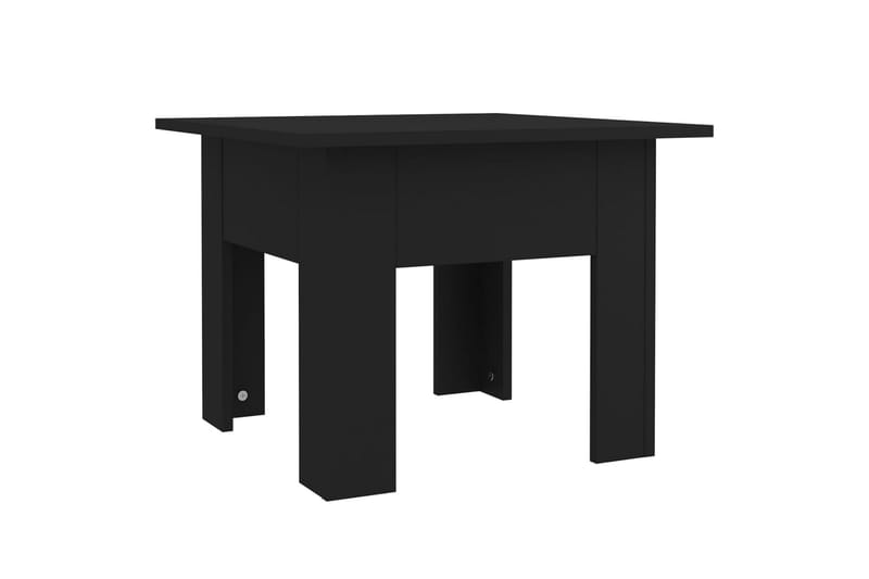 sofabord 55x55x42 cm spånplade sort - Sort - Møbler - Borde - Sofabord
