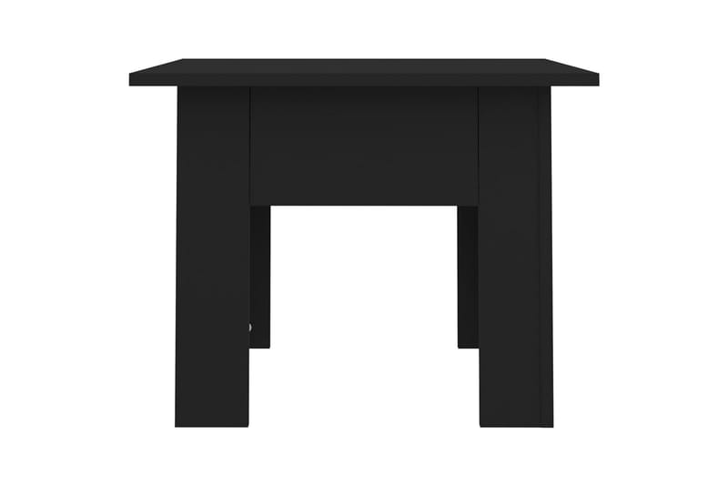 sofabord 55x55x42 cm spånplade sort - Sort - Møbler - Borde - Sofabord