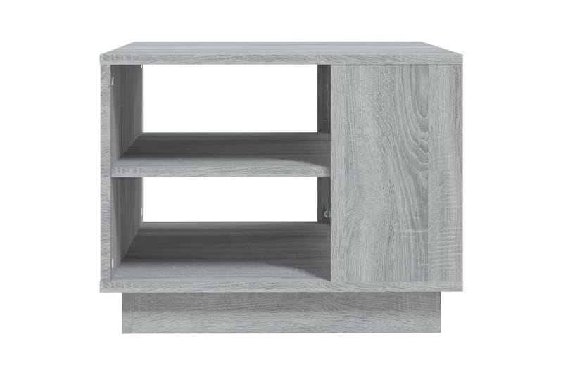 sofabord 55x55x43 cm spånplade grå sonoma-eg - Grå - Sofabord