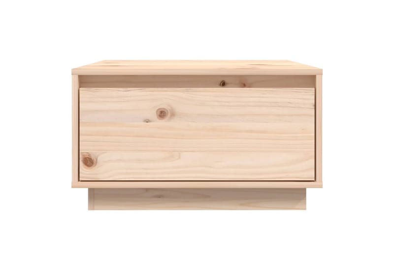 sofabord 55x56x32 cm massivt fyrretræ - Brun - Møbler - Borde - Sofabord