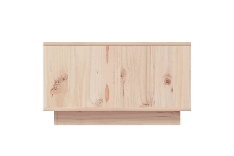 sofabord 55x56x32 cm massivt fyrretræ - Brun - Sofabord