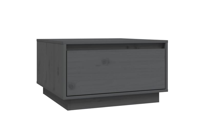 sofabord 55x56x32 cm massivt fyrretræ grå - Grå - Møbler - Borde - Sofabord