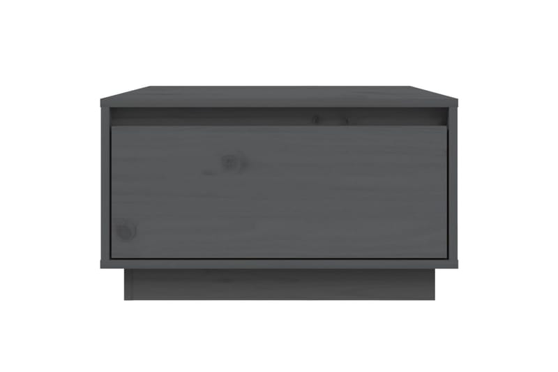 sofabord 55x56x32 cm massivt fyrretræ grå - Grå - Møbler - Borde - Sofabord