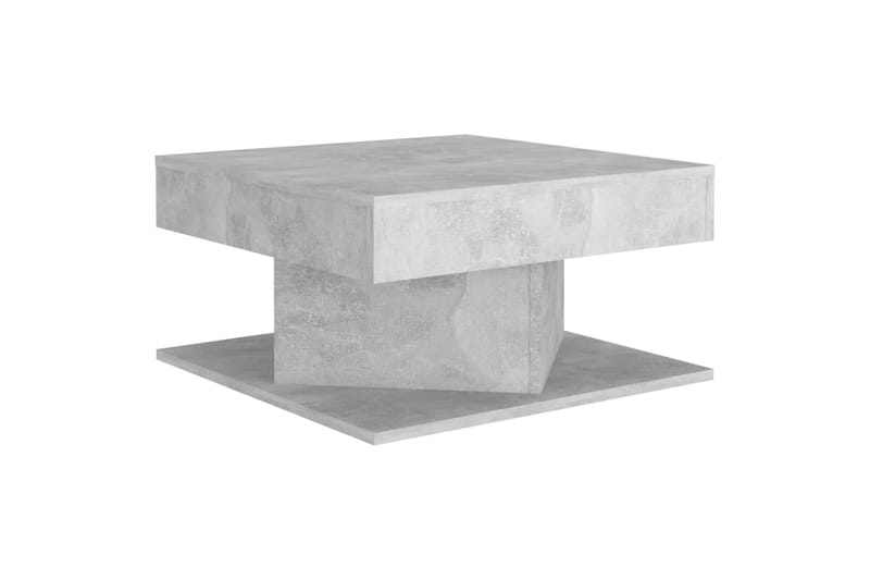 sofabord 57x57x30 cm spånplade betongrå - Grå - Møbler - Borde - Sofabord