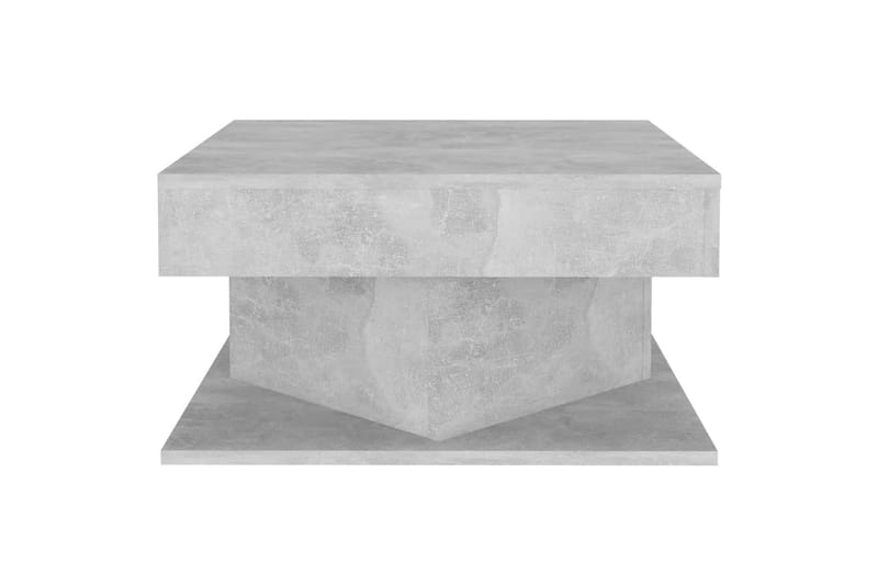 sofabord 57x57x30 cm spånplade betongrå - Grå - Møbler - Borde - Sofabord