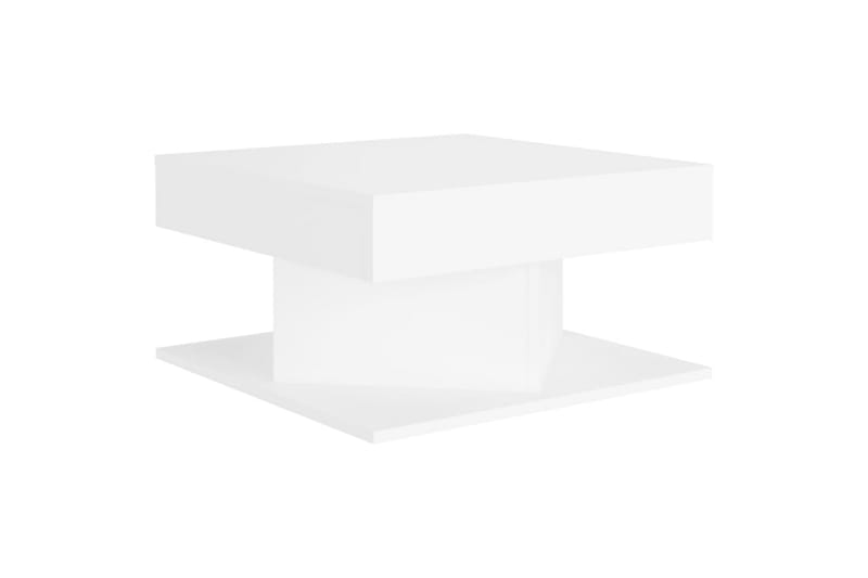 sofabord 57x57x30 cm spånplade hvid - Hvid - Sofabord