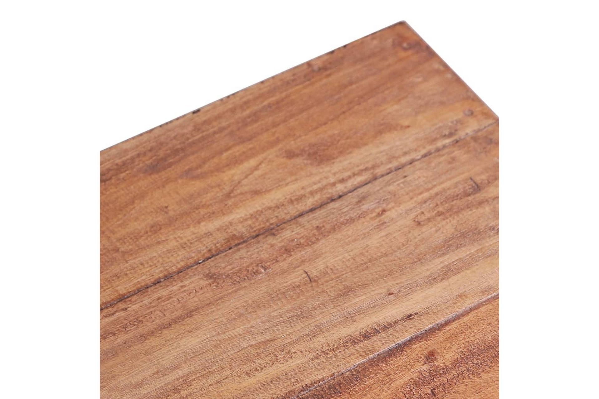 sofabord 60 x 45 x 23 cm massivt genanvendt træ - Møbler - Borde - Sofabord