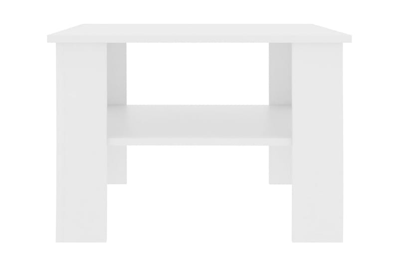 sofabord 60 x 60 x 42 cm spånplade hvid - Møbler - Borde - Sofabord