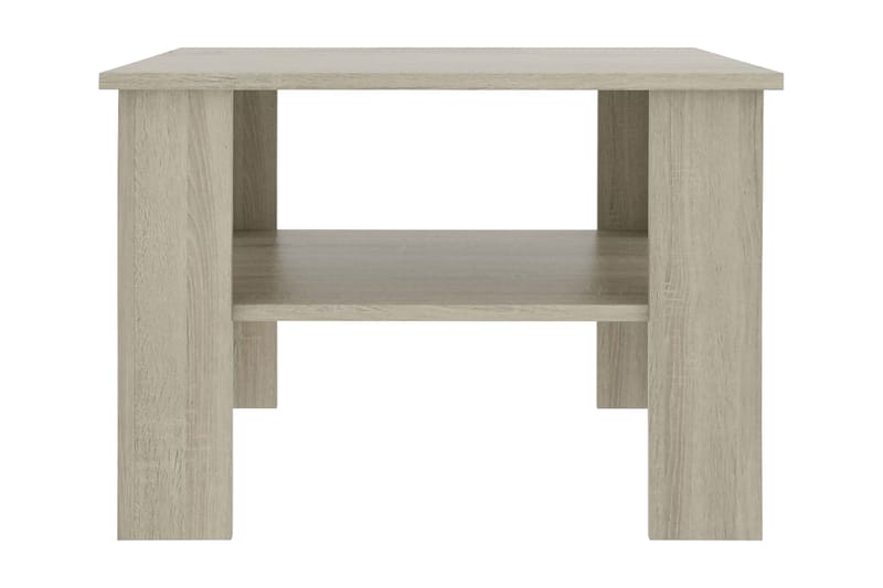 sofabord 60 x 60 x 42 cm spånplade sonoma-eg - Sofabord