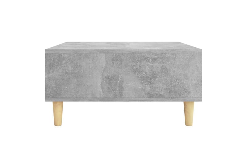 sofabord 60x60x30 cm spånplade betongrå - Grå - Sofabord
