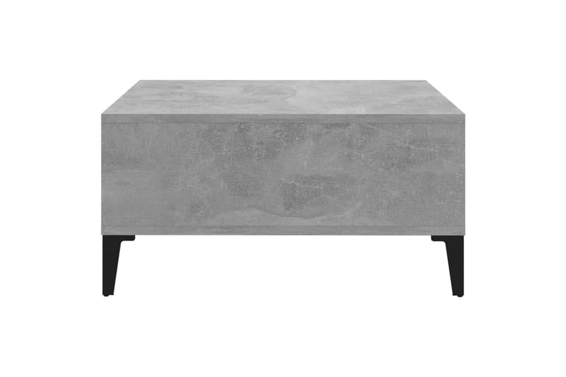 sofabord 60x60x30 cm spånplade betongrå - Grå - Møbler - Borde - Sofabord
