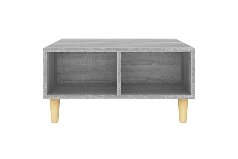 sofabord 60x60x30 cm spånplade grå sonoma-eg - Grå - Møbler - Borde - Sofabord