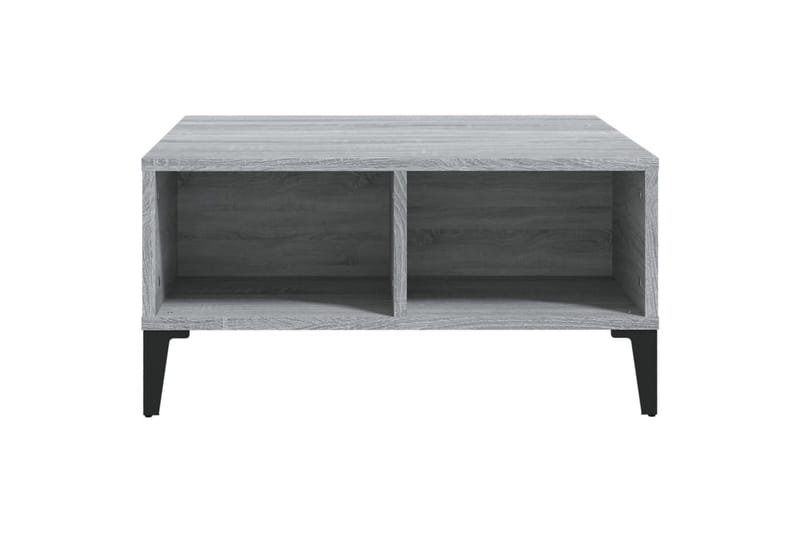 sofabord 60x60x30 cm spånplade grå sonoma-eg - Grå - Møbler - Borde - Sofabord