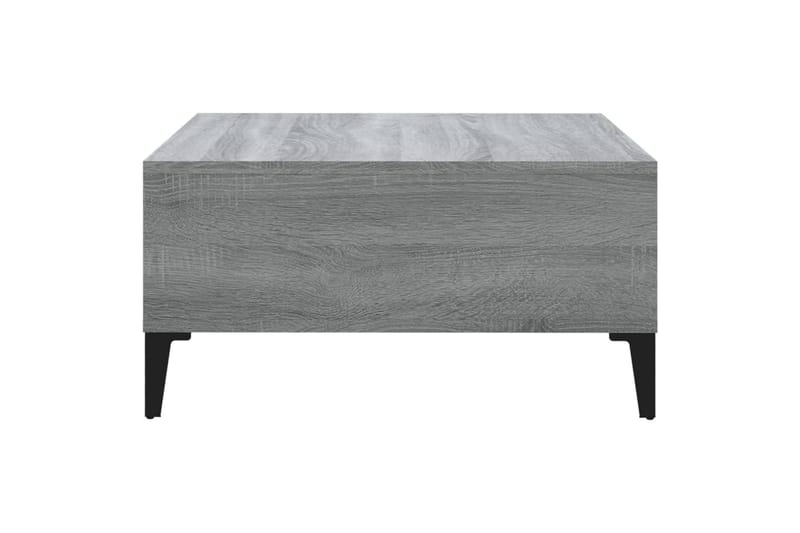 sofabord 60x60x30 cm spånplade grå sonoma-eg - Grå - Møbler - Borde - Sofabord
