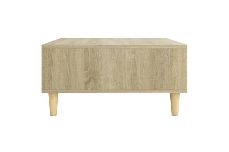 sofabord 60x60x30 cm spånplade sonoma-eg - Brun - Sofabord