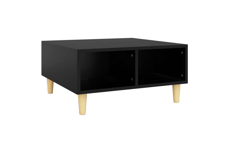 sofabord 60x60x30 cm spånplade sort - Sort - Møbler - Borde - Sofabord