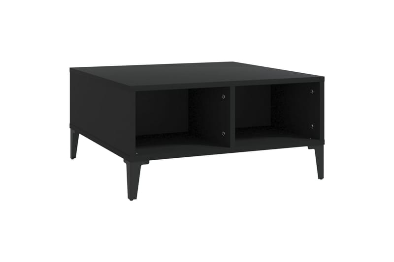 sofabord 60x60x30 cm spånplade sort - Sort - Møbler - Borde - Sofabord