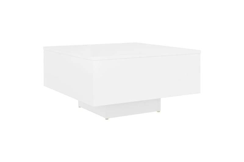 sofabord 60x60x31,5 cm spånplade hvid - Hvid - Sofabord