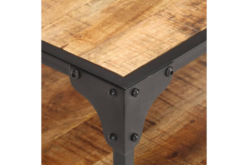 sofabord 60x60x35 cm massivt mangotræ - Møbler - Borde - Sofabord