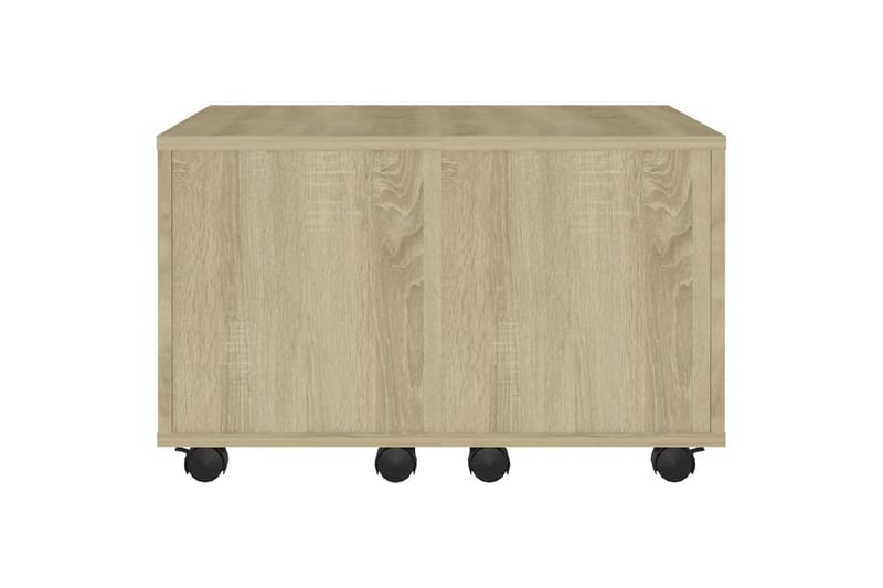 sofabord 60x60x38 cm spånplade sonoma-eg - Brun - Sofabord