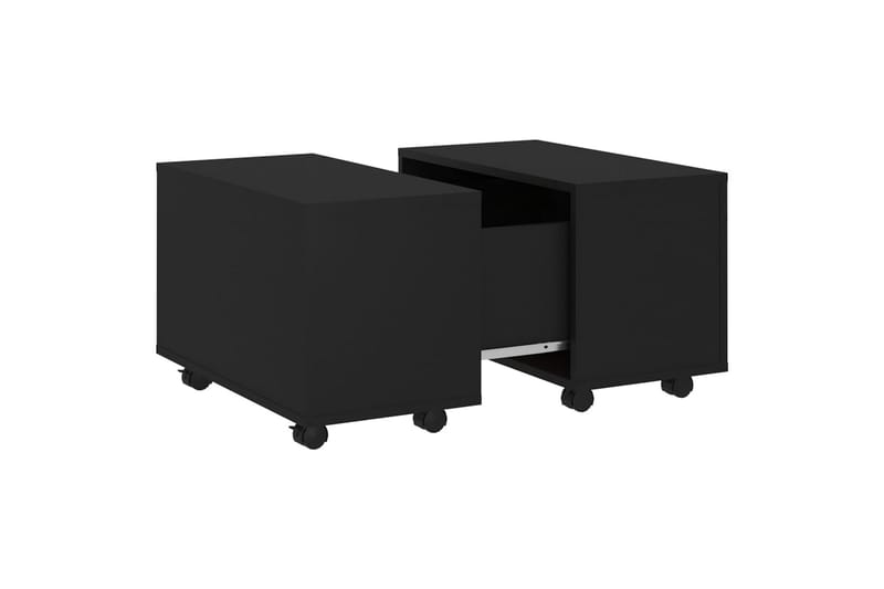 sofabord 60x60x38 cm spånplade sort - Sort - Sofabord