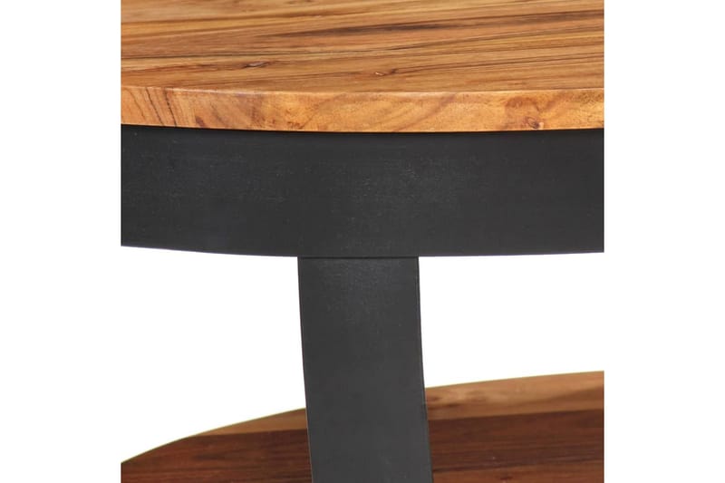 Sofabord 65x65x32 cm Massivt Akacietræ - Møbler - Borde - Sofabord