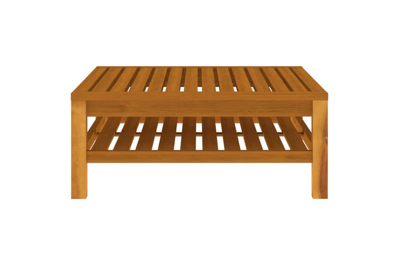sofabord 65x65x35 cm massivt akacietræ - Brun - Møbler - Borde - Sofabord