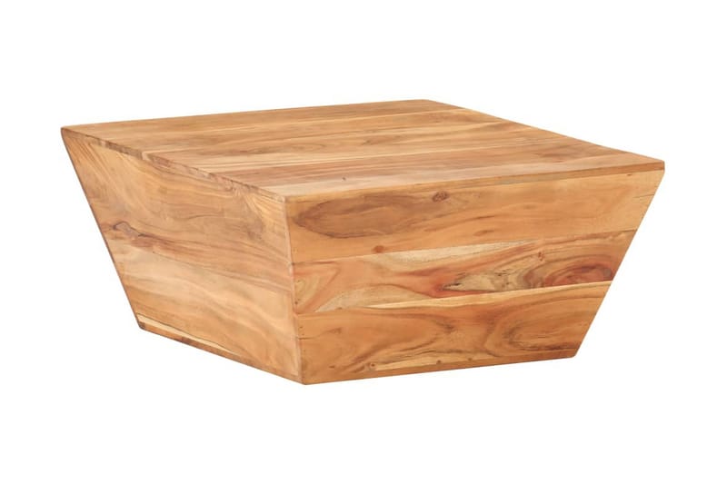 Sofabord 66x66x30 cm v-facon massivt akacietræ - Møbler - Borde - Sofabord