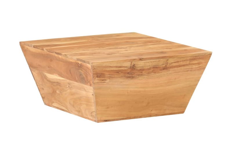 Sofabord 66x66x30 cm v-facon massivt akacietræ - Møbler - Borde - Sofabord