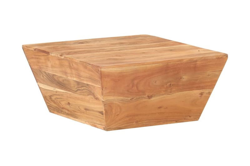 Sofabord 66x66x30 cm v-facon massivt akacietræ - Møbler - Borde - Sofabord
