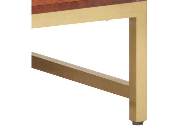 Sofabord 67x67x45 cm massivt akacietræ honningbrun - Brun - Møbler - Borde - Sofabord